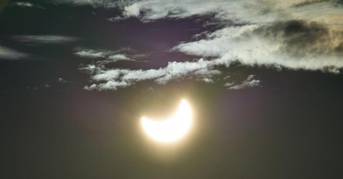 Suomessa koettiin osittainen auringonpimennys lokakuussa 2022.