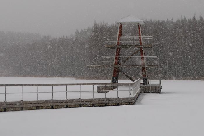 Takatalvi iski Virroille.