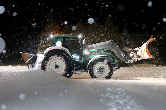 Talvikunnossapidolle on riittänyt töitä tänä talvena.