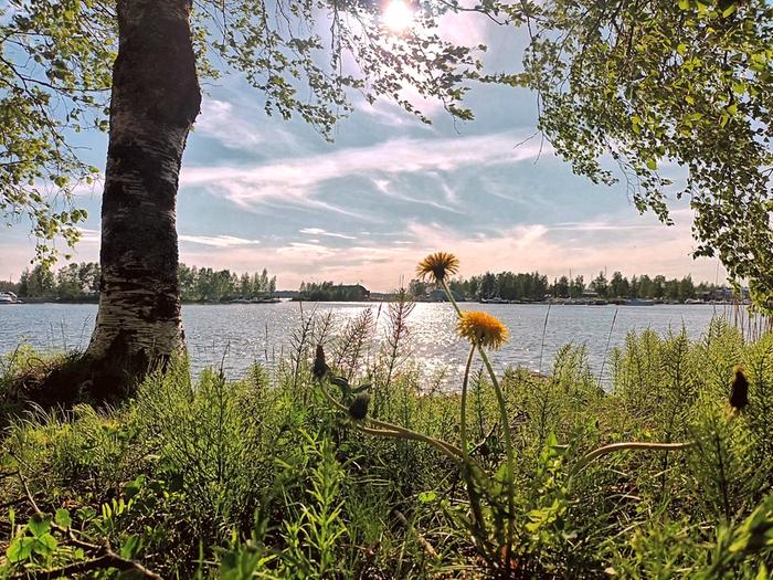 Kesäkuun päivä Kesäinen päivä Kokkolassa.