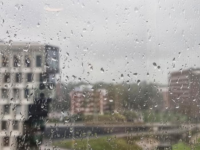 Sateinen Espoo Sateinen toimistomaisema Espoossa.