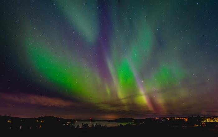 Revontulet Revontulia Nokialla.