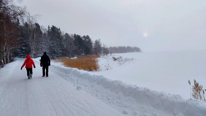 Talvipäivä Talvipäivä Vaasassa.