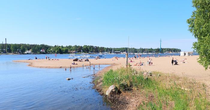 Lämpöä Kesälämpöä Vaasassa.