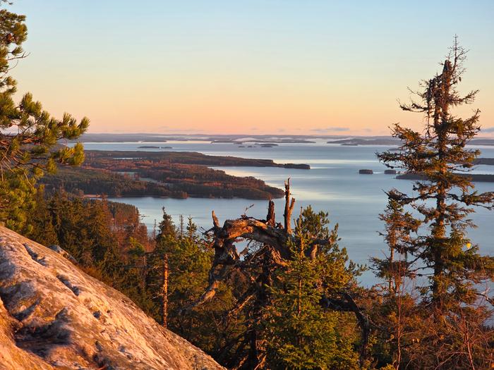 Selkeä syysaamu Kolilla Aurinkoisista syyspäivistä kannattaa ottaa kaikki ilo irti.
