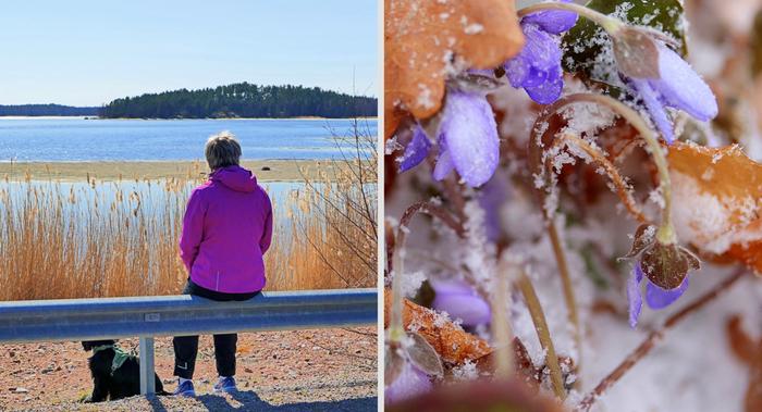 Keväisin voidaan kokea niin lämpimiä kevätpäiviä kuin räntäsateitakin.