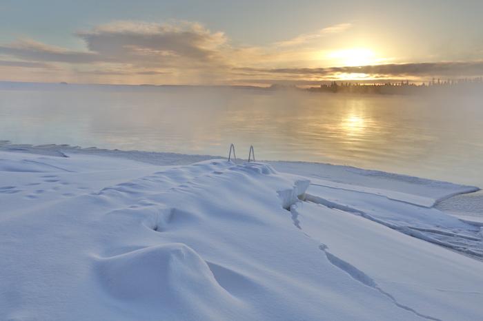 Tammikuinen pakkaspäivä.