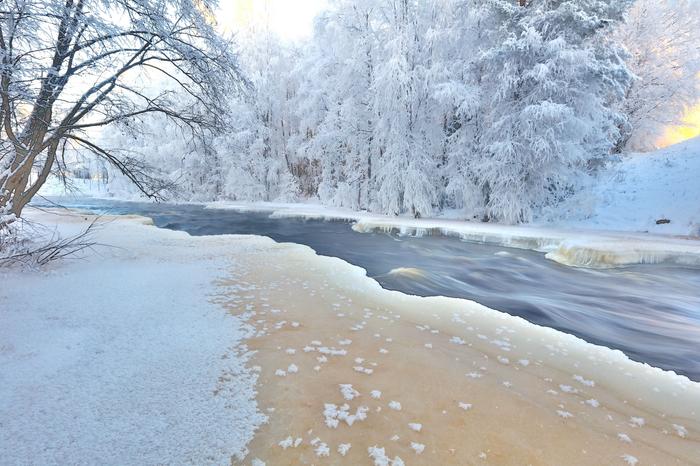 Talvinen tammikuun päivä.