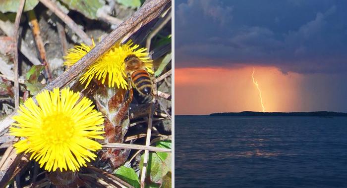 Kevätlämpöä ja ukkosta