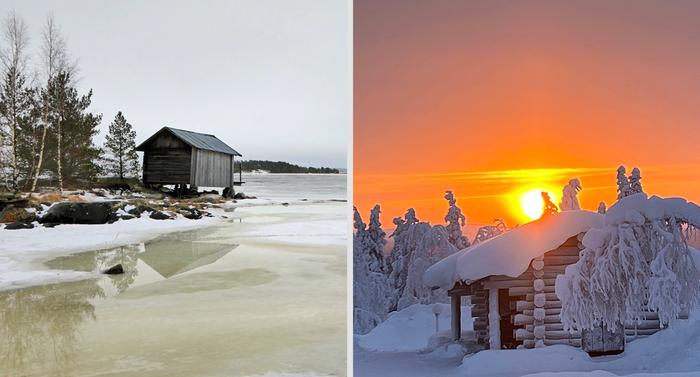 Tammikuisin nähdään välillä niin lauhaa suojasäätä kuin kovia pakkasiakin.