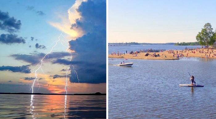 Juhannusviikko on lämmin, paikoin ukkostaa.