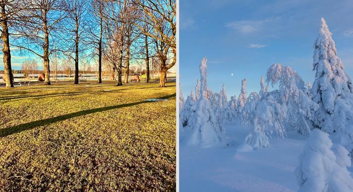 Tammikuussa 2025 koettiin paikoin niin lumettomia kuin kylmiäkin hetkiä.