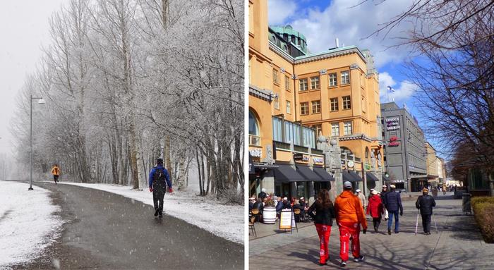 Vaihtelevaa ja viileää kevätsäätä.