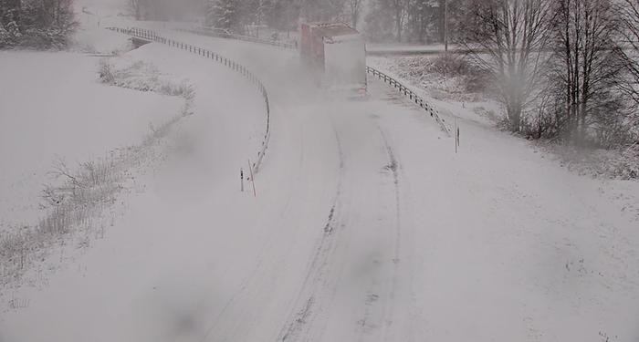 Ajokeli Kemijärvellä Keskiviikkona aamupäivällä ajokeli oli kurja varsinkin Lapissa ja Koillismaalla.