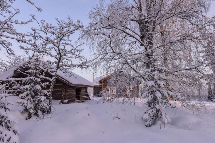 Pakkanen paukkui joulupäivänä.