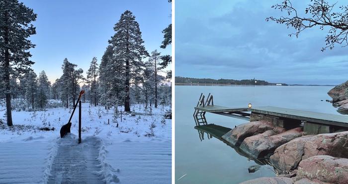 Marraskuussa 2022 nähtiin niin lumisateita kuin lauhaa säätäkin.