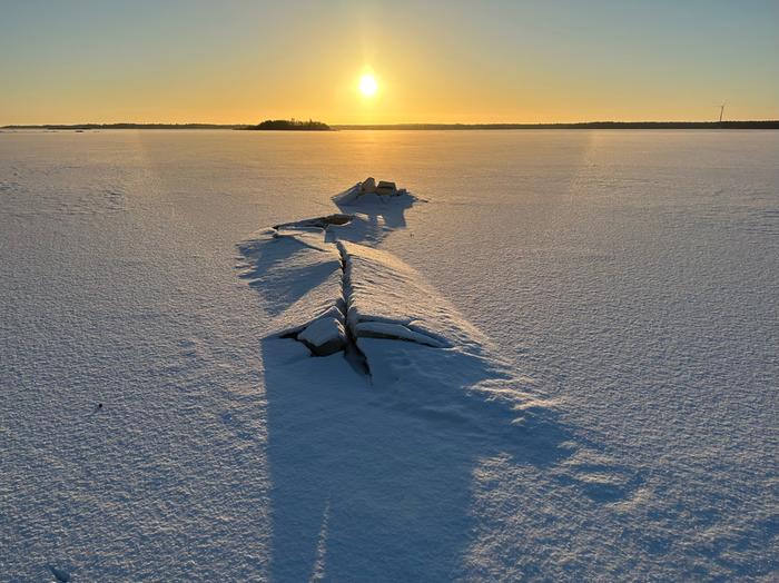 Kaunis ulkoilusää Vaasassa