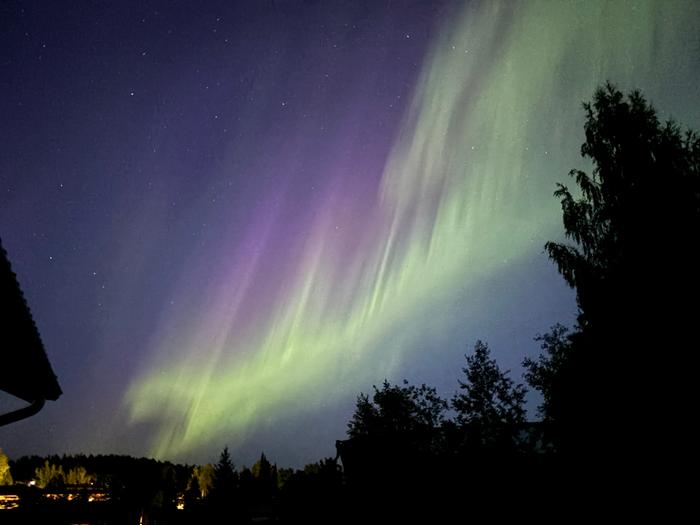 Muuramessa revontulista saattoi erottaa vaikkapa 