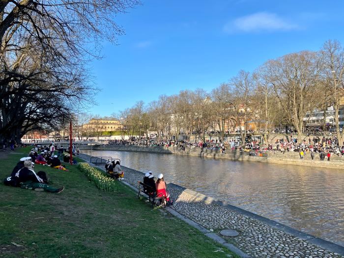 Vappuaatto Vappuaaton viettoa Turussa.