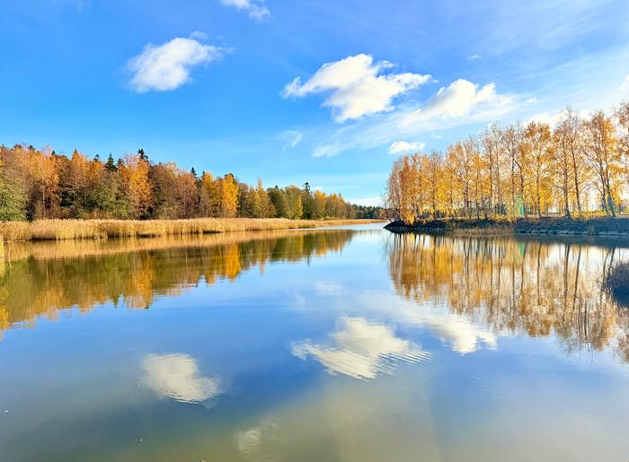 Aurinkoinen rantamaisema Aurinkoisia syyspäiviä on edessä alkuviikollakin.