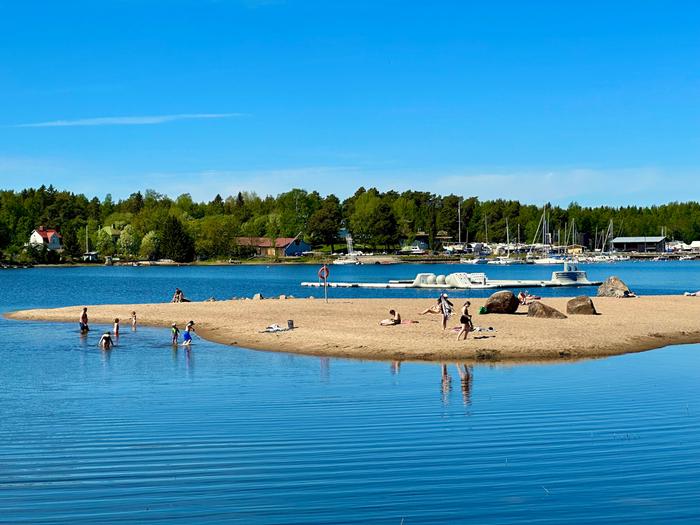 Toukokuun lämpöä Vaasassa.