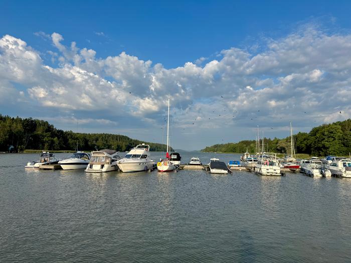 Elokuun alun aamu Kaarinassa.