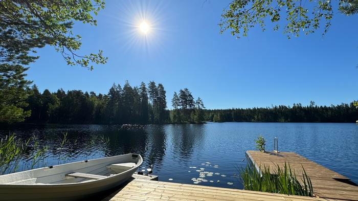 Juhannuspäivän aamu Padasjoella.