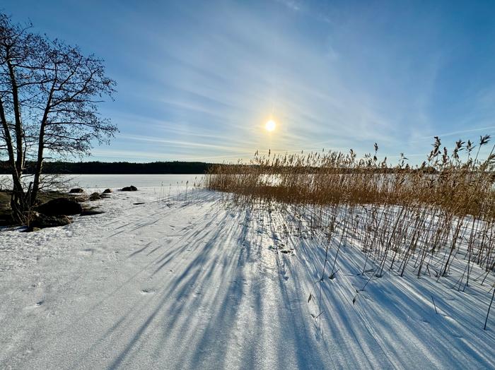 Aurinko lämmitti Turun Ruissalossa viikonloppuna. Tällä viikolla sää on pilvisempää ja lauhtuu loppuviikkoa kohden.