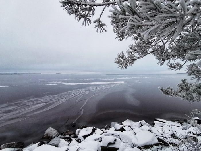 Oulujärvi jäätyy marraskuussa Oulujärvi jäätyy marraskuussa.