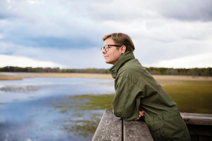 Ympäristö- ja ilmastoministeri Krista Mikkonen.