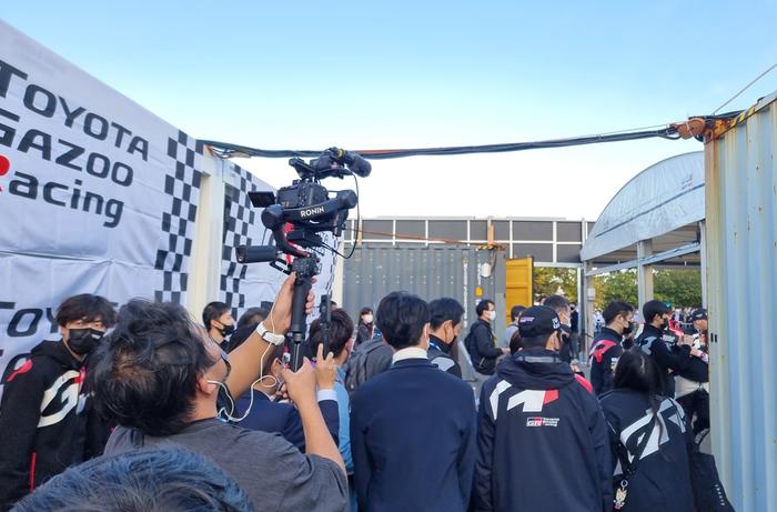 Mediaa Japanin rallissa Mediaa Japanin rallissa vuonna 2022.