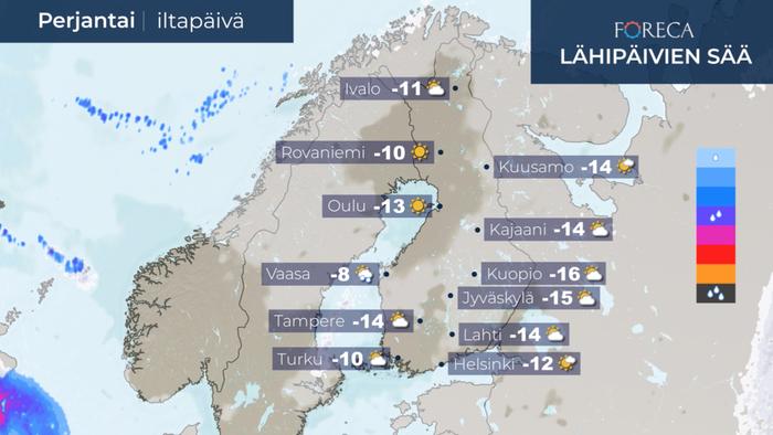 Ennuste 5.2.2021 Ennuste iltapäivälle 5.2.2021.