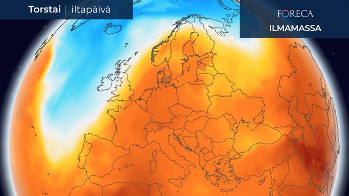 Lämpöaalto valtaa alaa Euroopassa.
