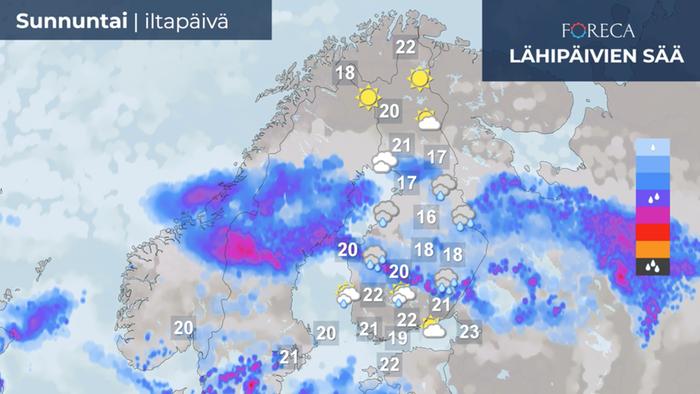 Ennuste 8.8.2021 Ennuste 8.8.2021