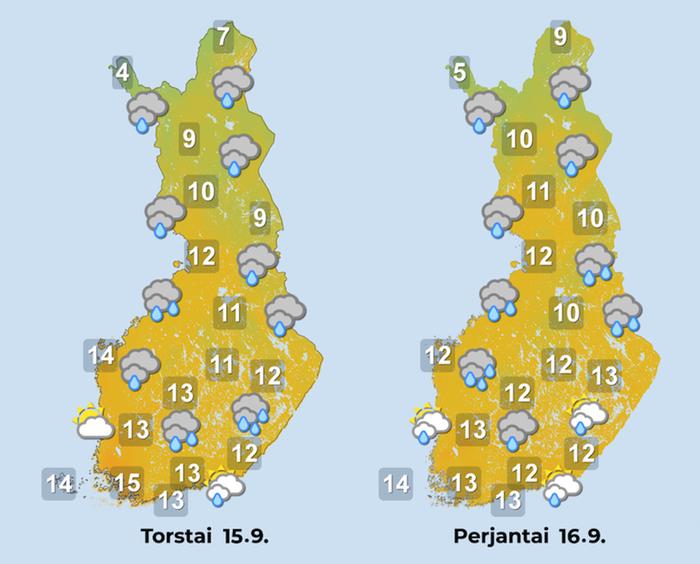 Ennuste 15.–16.9.2022.