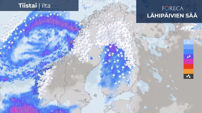 Ennuste illalle 24.3.2026.