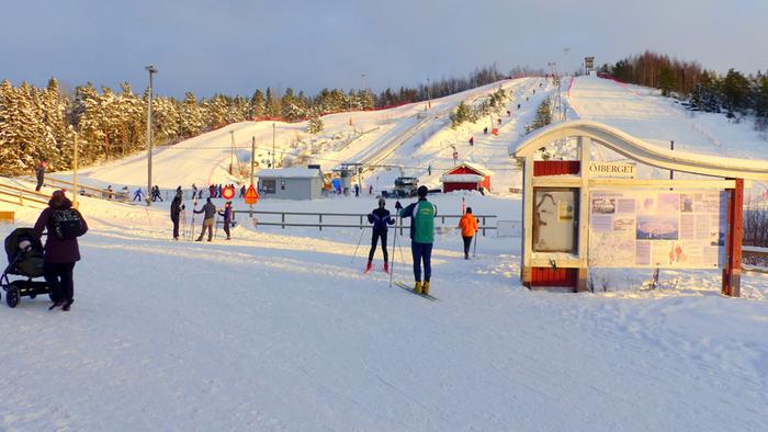 Aurinkoa ja ulkoilua Vaasassa.