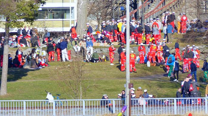 Vappu 2021 Vapunviettoa Vaasassa vuonna 2021.