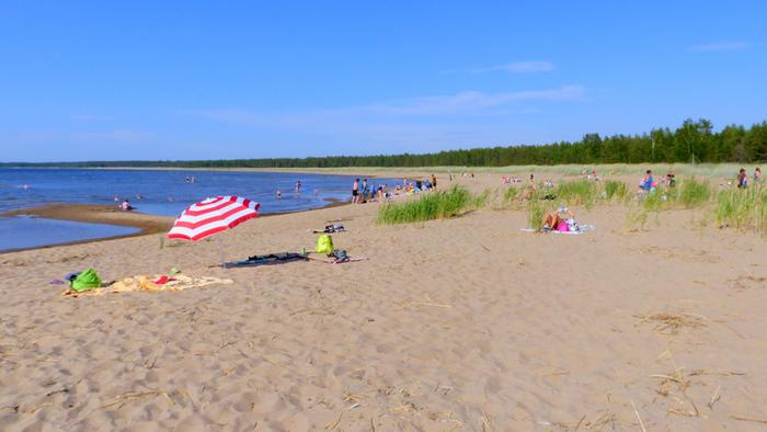 Lämmin kesäpäivä Lohtajalla.