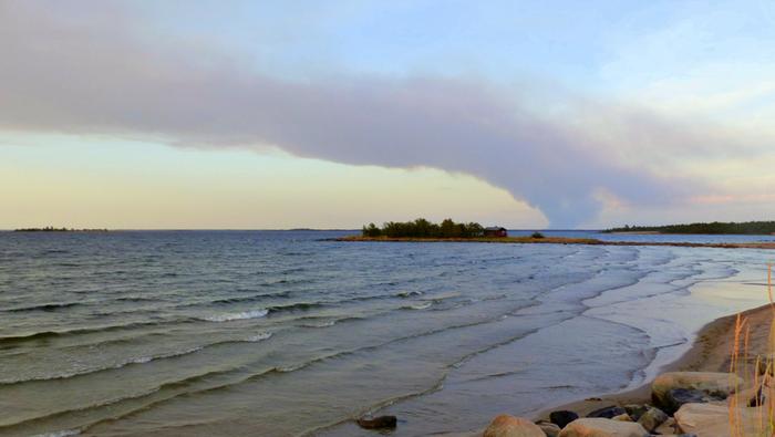 Kalajoen metsäpaloalueella kaivataan kipeästi sadetta.