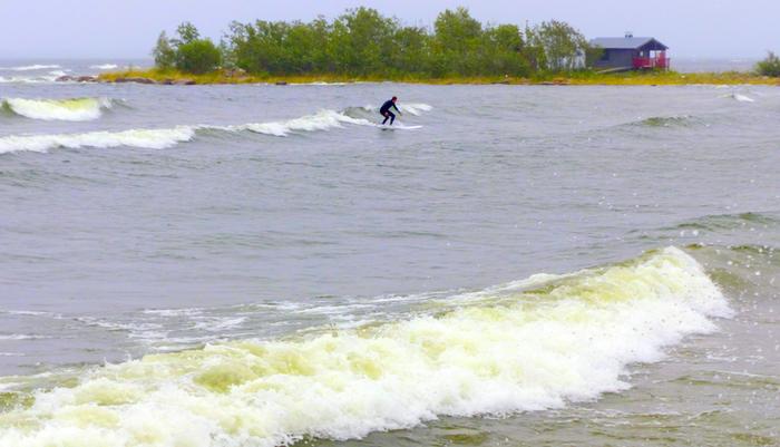 Tuulista säätä Lohtajalla.