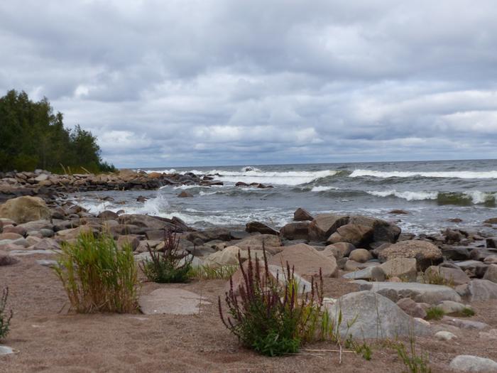 Tuulta Tuulta ja pilvistä syyskuun säätä Lohtajalla.