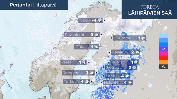 Ennuste perjantaille 3.4.2020.