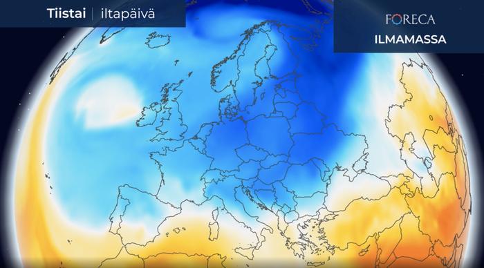 Maalis-huhtikuun vaihde on Euroopassa tavanomaista kylmempi.