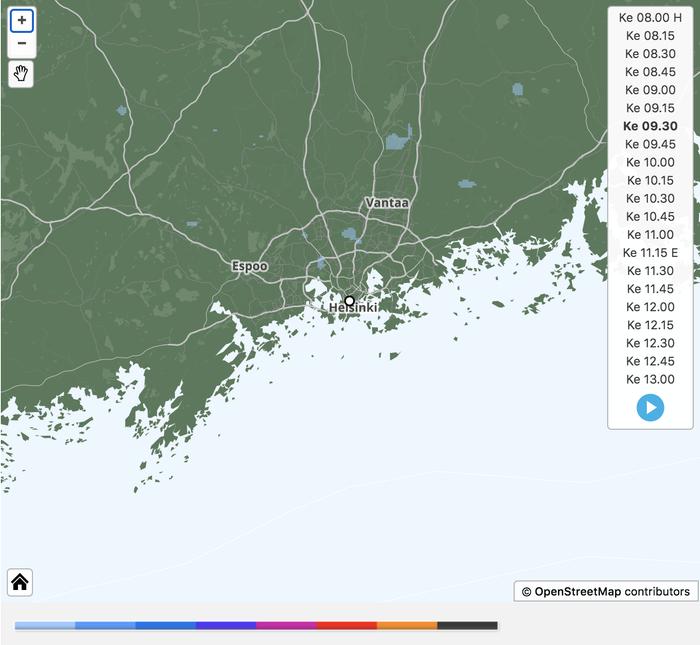 Sadetutkassa aurinkoisena tai poutaisena päivänä esiintyvät kaiut voivat olla lintuja tai hyönteisiä.