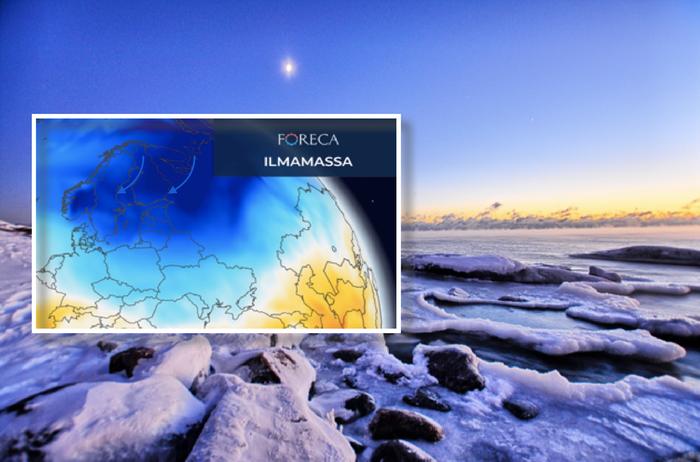Helmikuussa sää hyytyy ja pakkaset valtaavat Suomen.