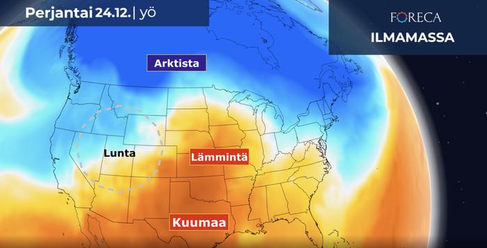 Yhdysvaltojen tilanne joulu 2021 Yhdysvallat
