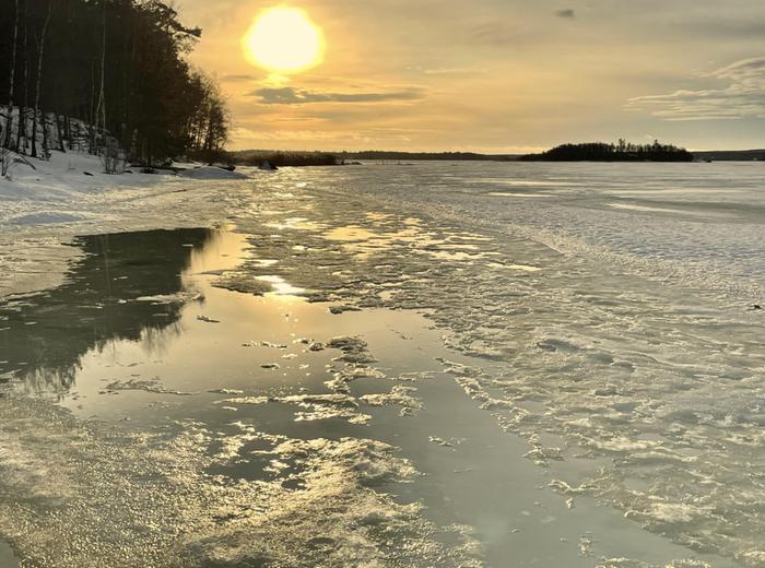 Föhn-tuuli lämmitti maan länsiosaa tammikuussa.