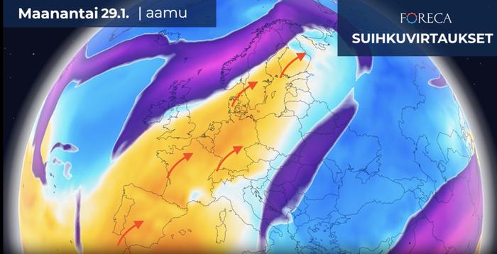 Voimakas ja lämmin ilmavirtaus käy Suomeen Saharasta saakka alkavalla viikolla.