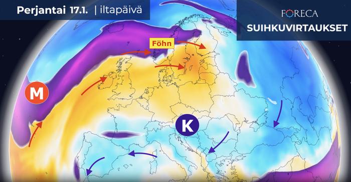 Lauha sää 16.-17.1.2025 Laaja-alainen